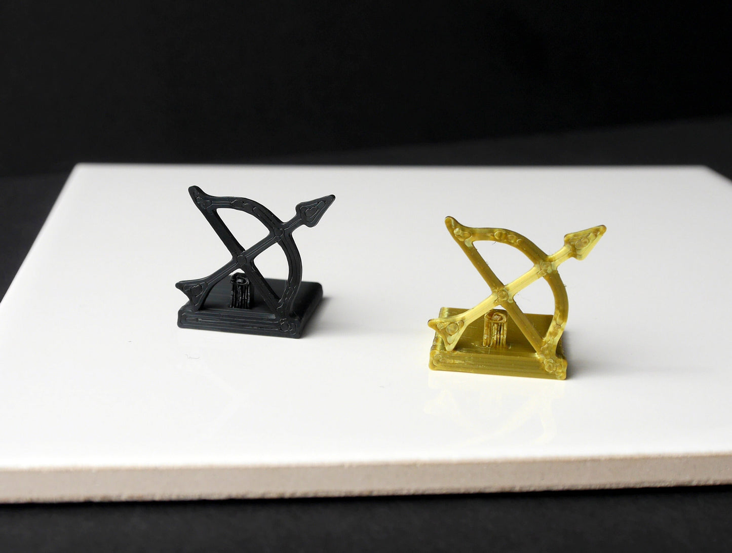 Archery Bow and Arrow Shaped Wedding Name Place Holders