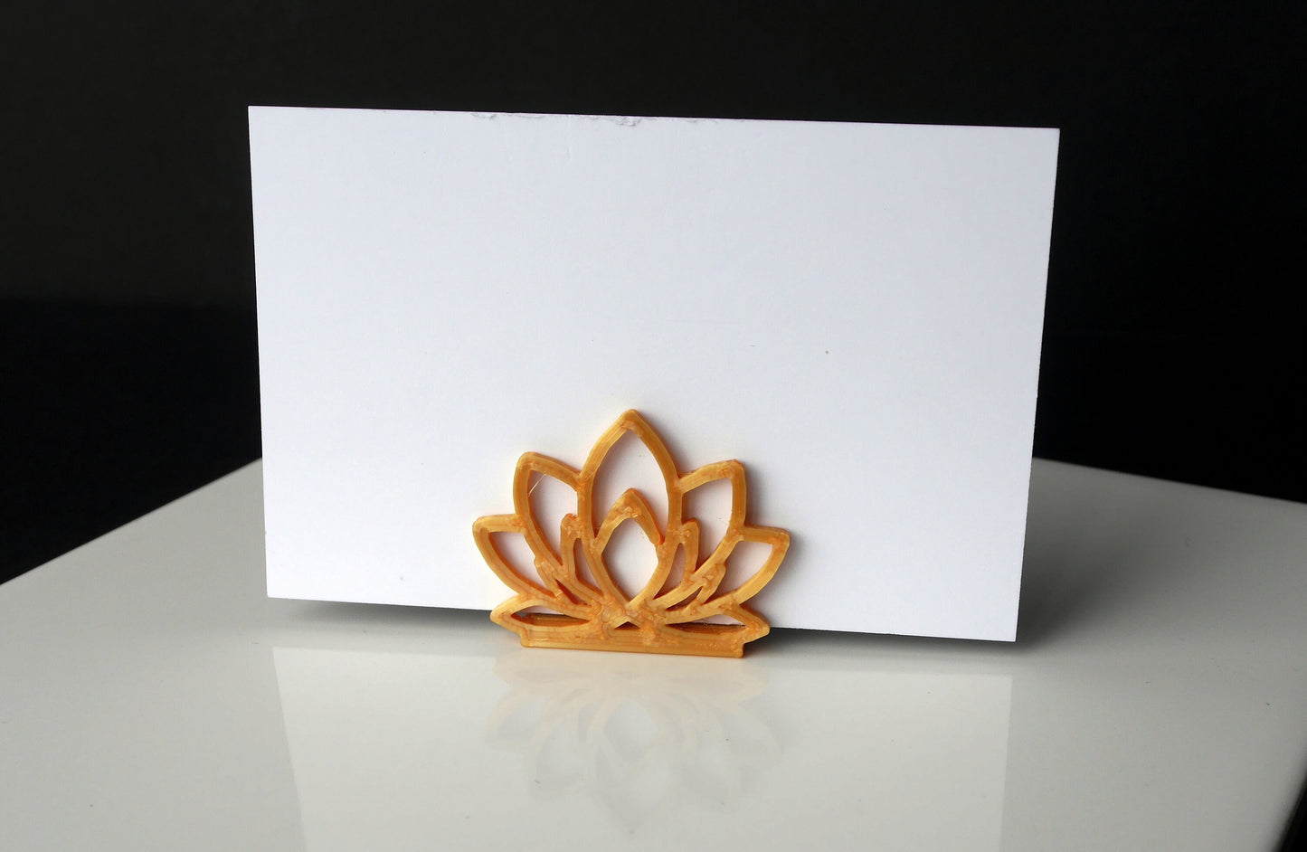 Lotus Blossom Shaped Place Card Holders