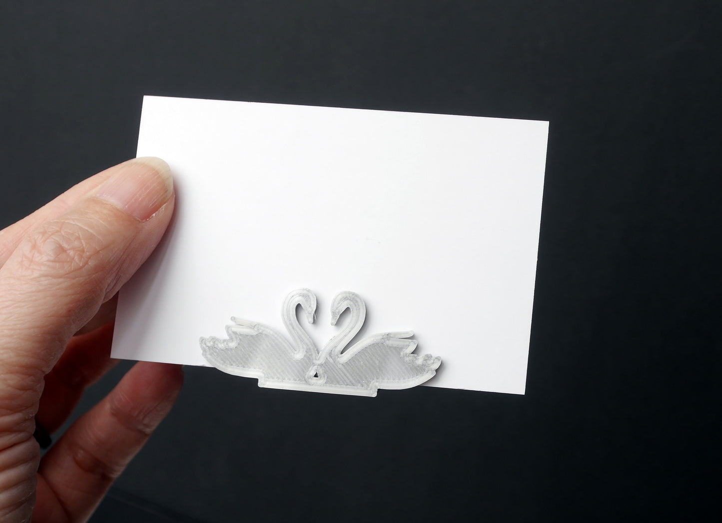 Swan Shaped Wedding Name Stands