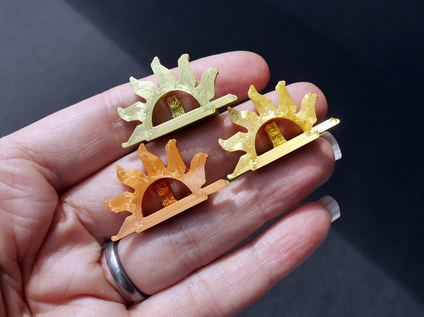 Sun Beam Shape Escort Card Name Holders