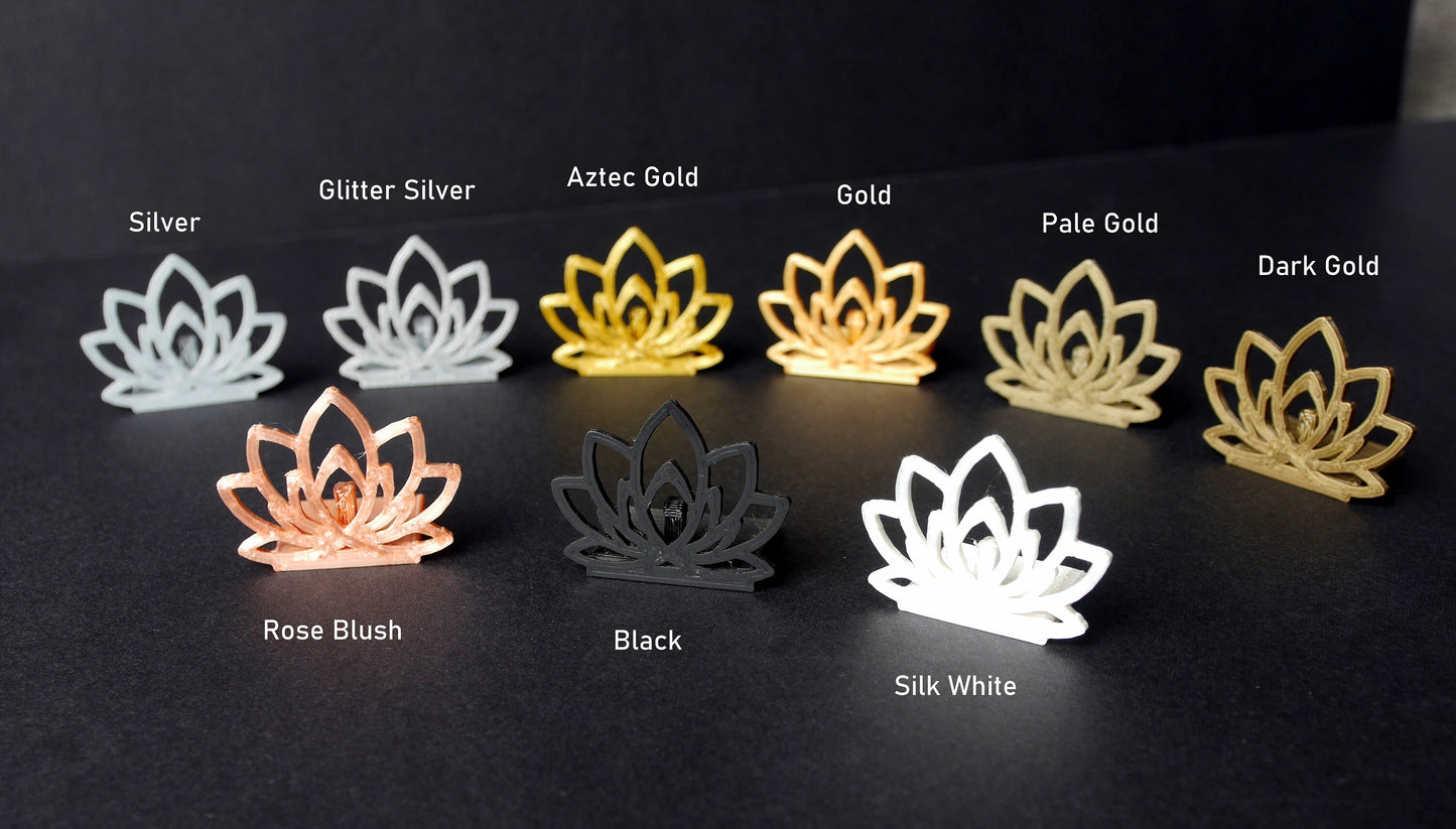 Lotus Blossom Shaped Place Card Holders