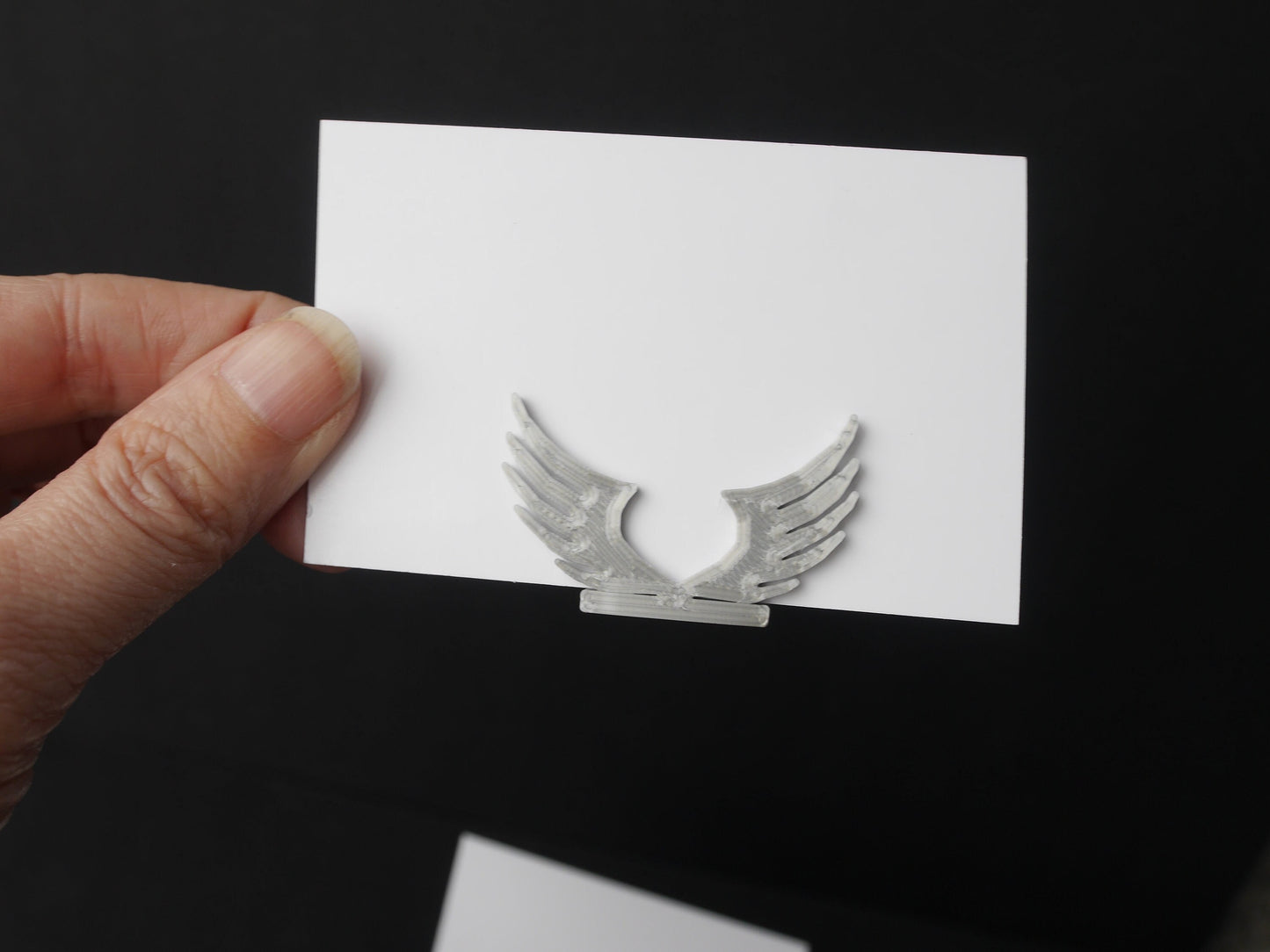 Angel Wings Shaped Wedding Name Stand Place Card Holders