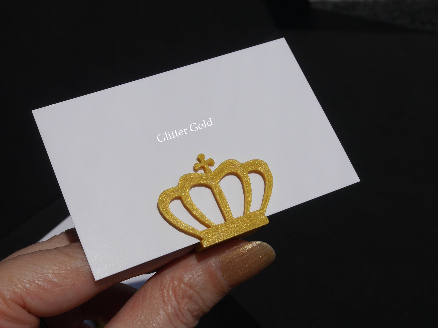 Princess Queen Crown Shaped Wedding Name Stands