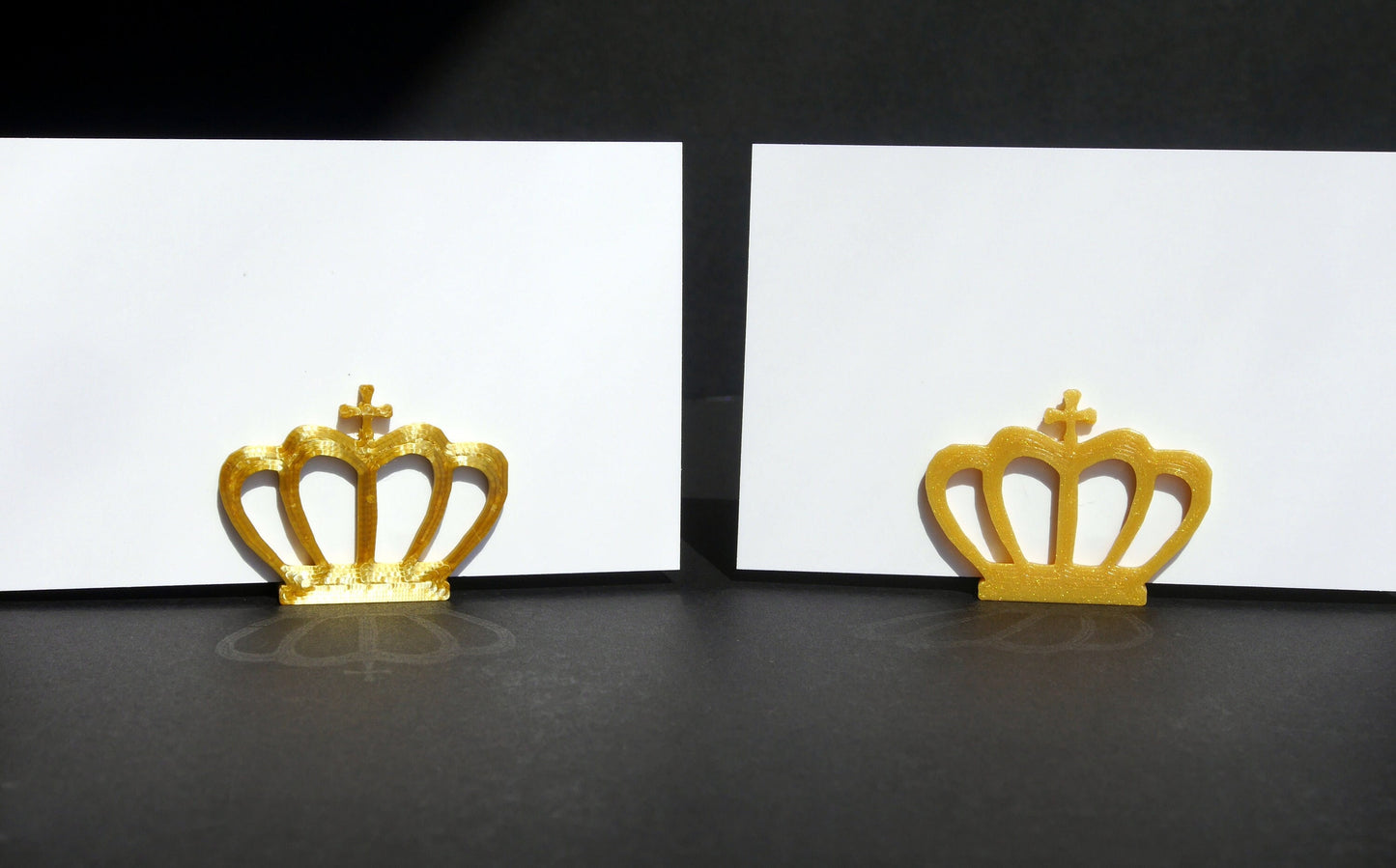 Princess Queen Crown Shaped Wedding Name Stands