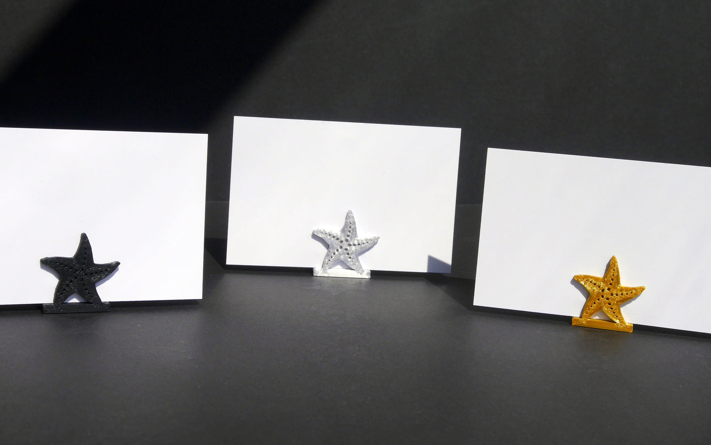 Ocean Theme Star Fish Shape Place Card Holders