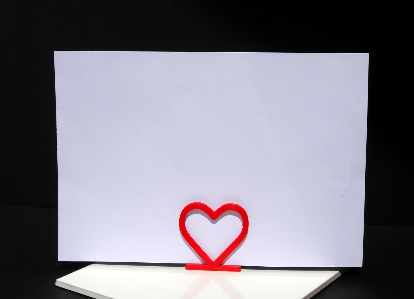 Large Heart Shaped Table Name Stands