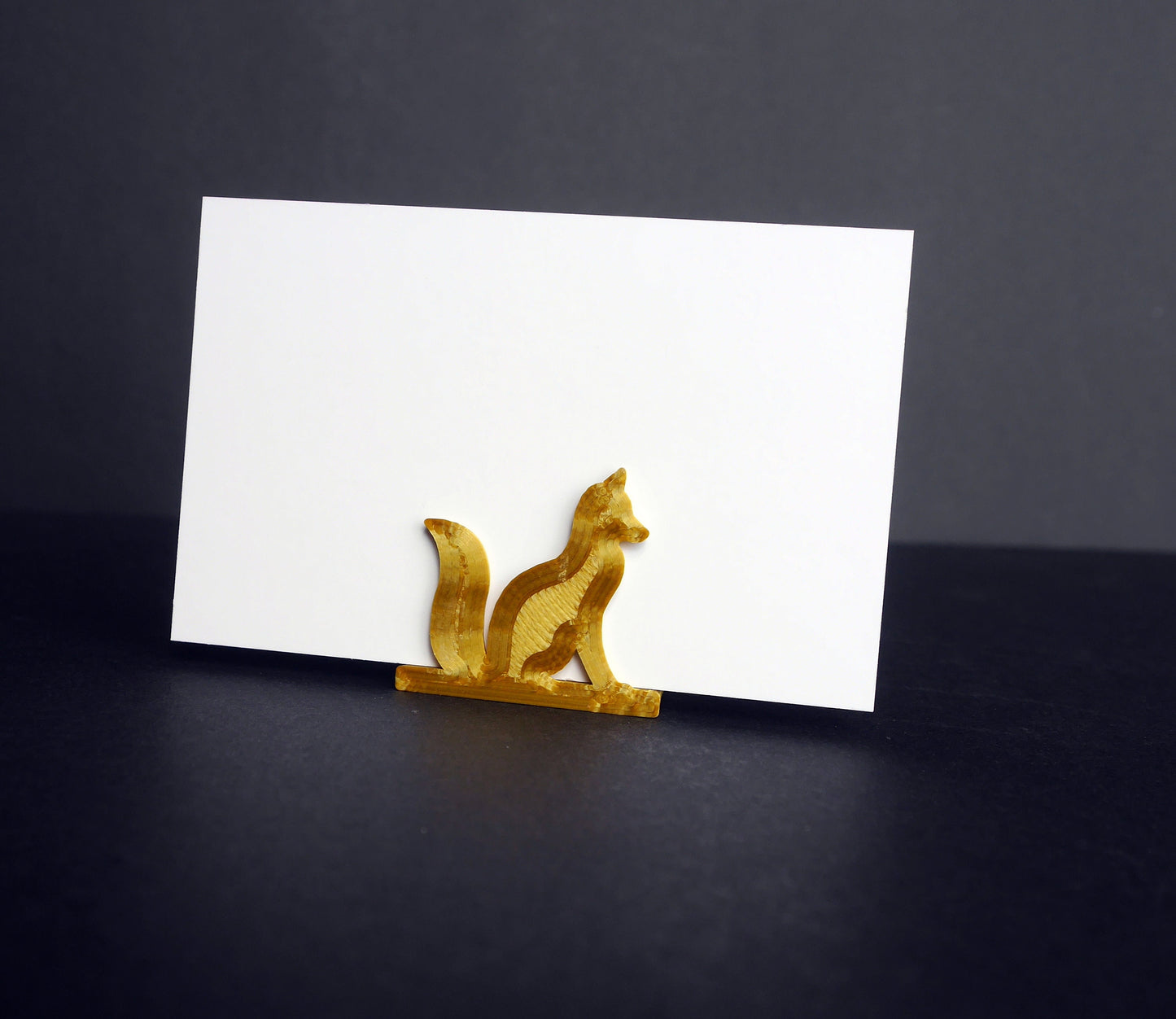 Fox Shaped Wedding Name Stands