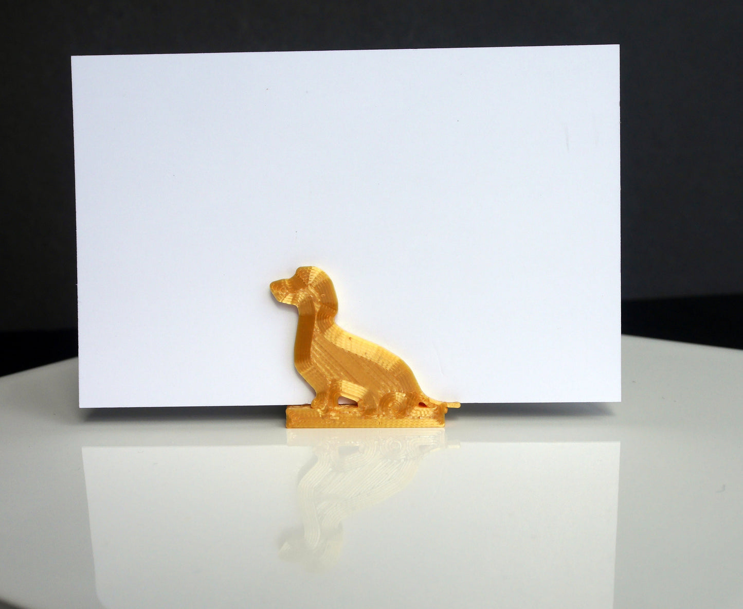 Dachshund Pet Dog Shaped Wedding Name Stand Place Holders