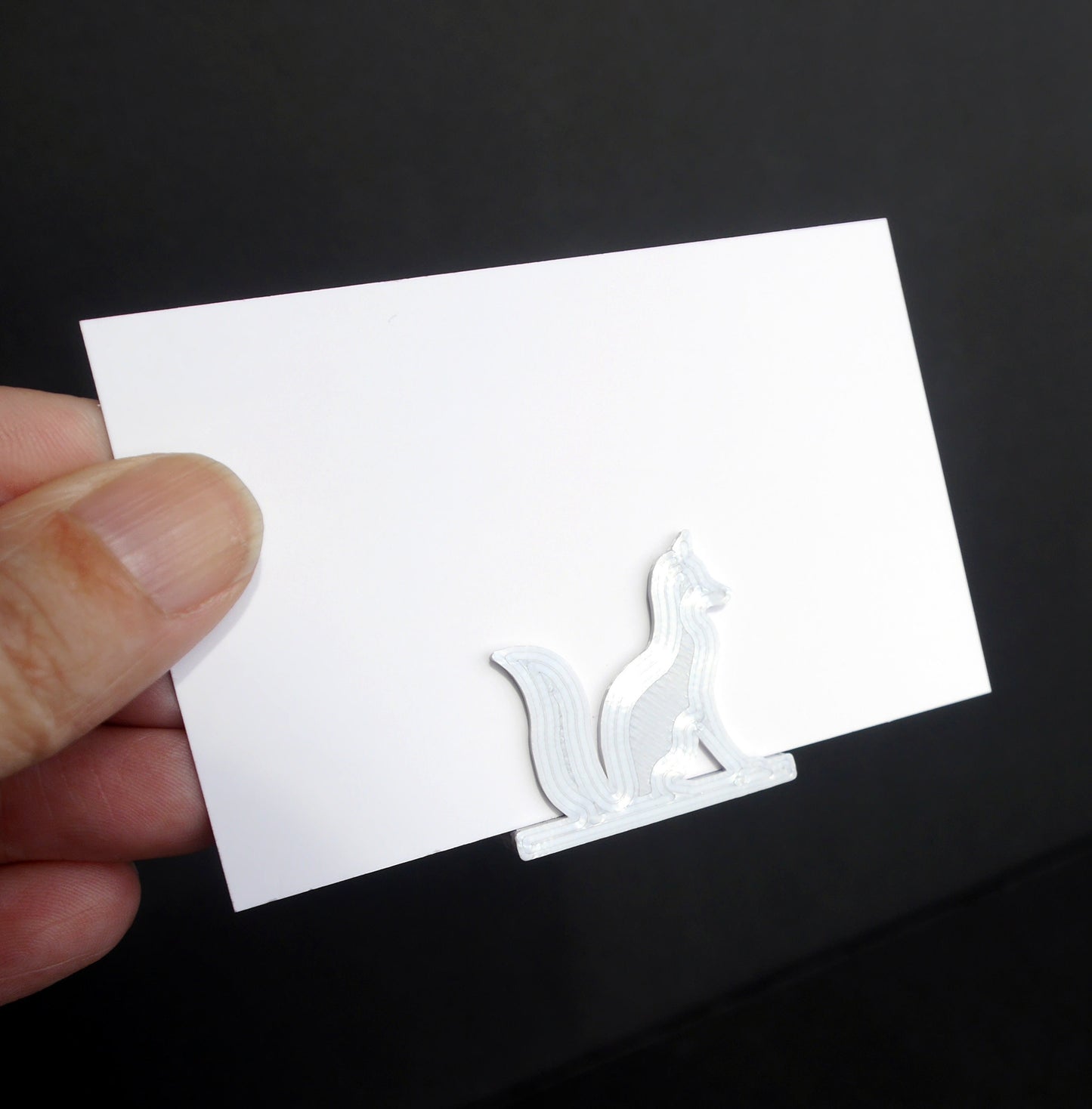 Fox Shaped Wedding Name Stands