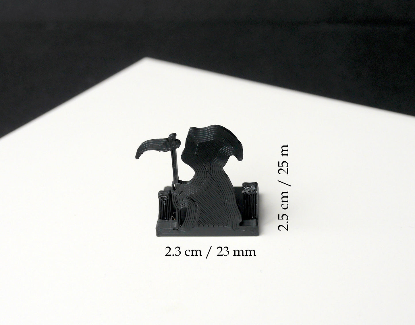 Grim Reaper Shaped Gothic Wedding Party Name Card Holders