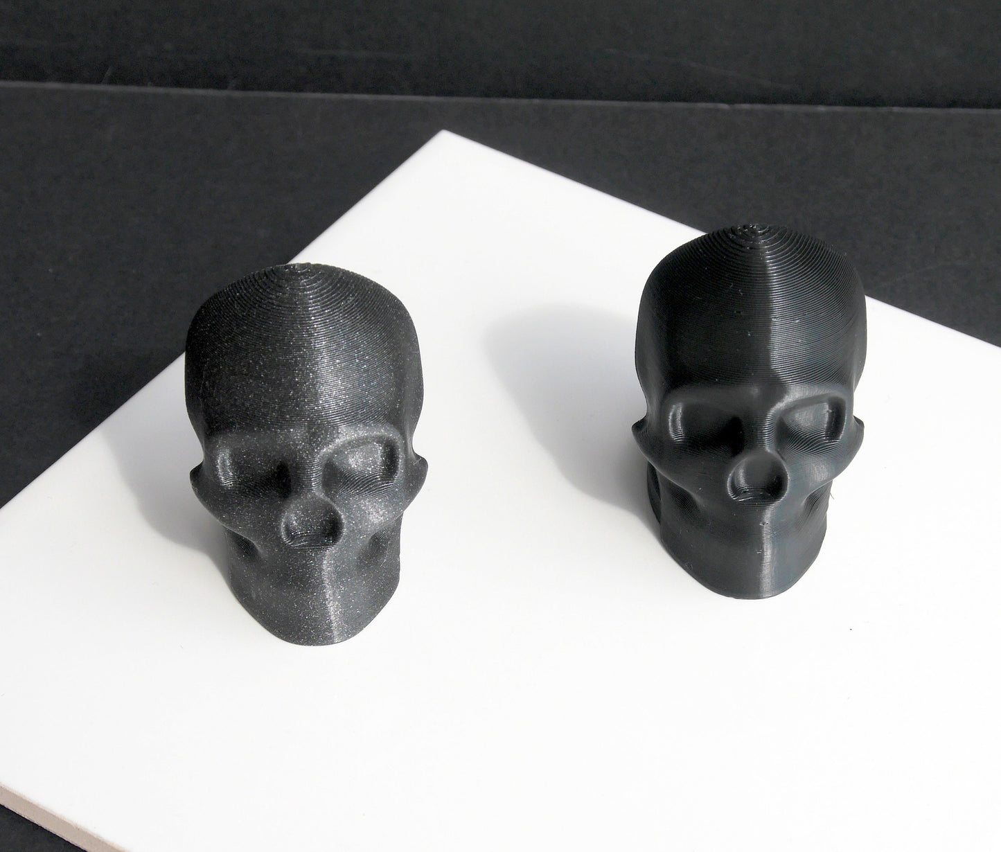 3D Skull Shaped Gothic Place Card Holders