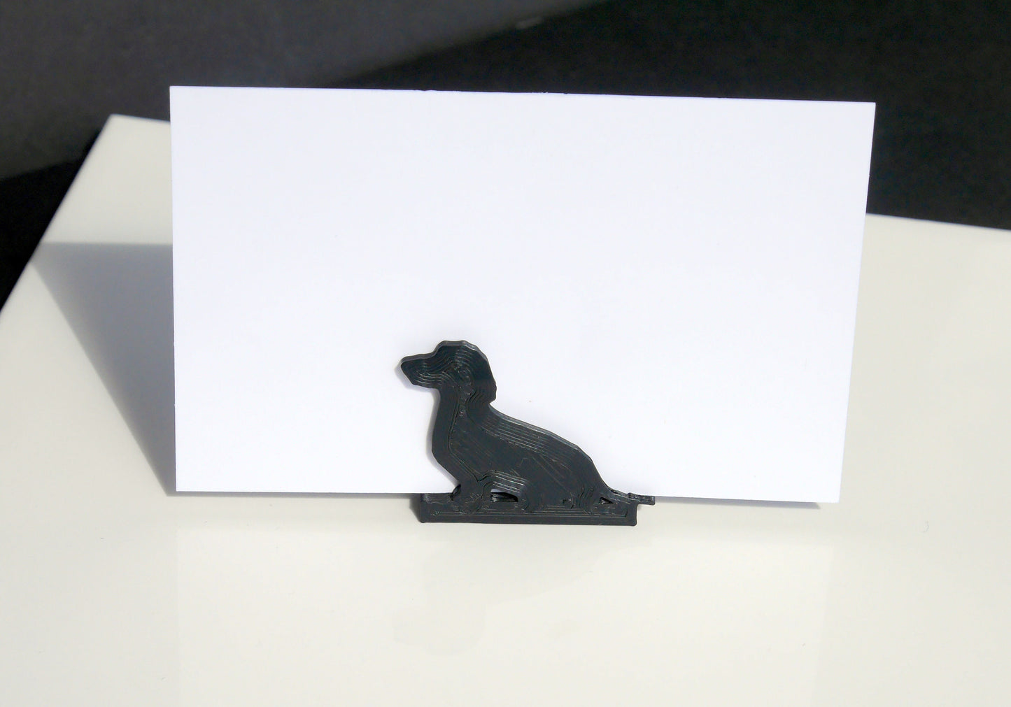 Dachshund Pet Dog Shaped Wedding Name Stand Place Holders