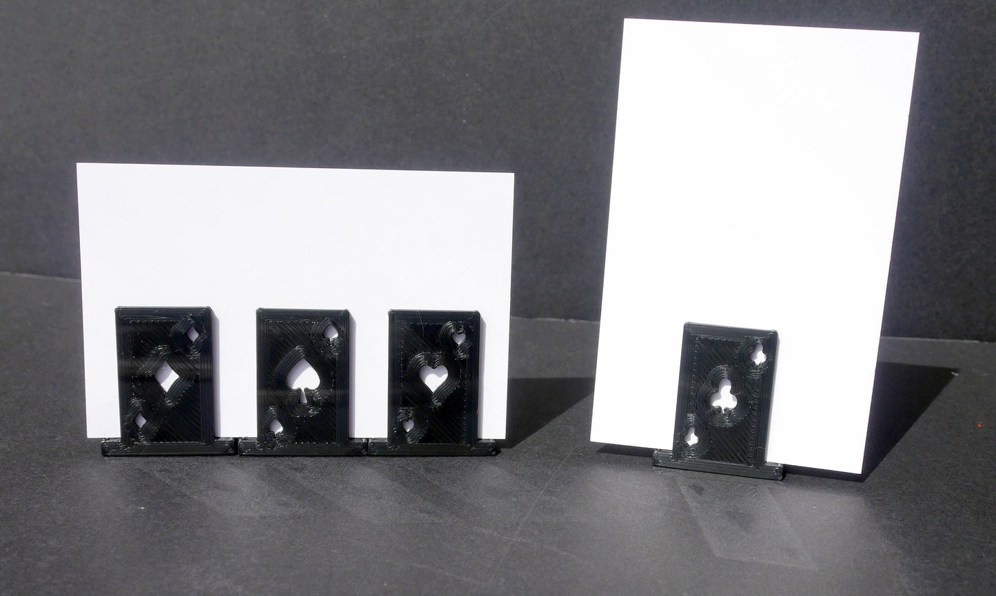 Deck of Cards Playing Card Shaped Wedding Name Holders