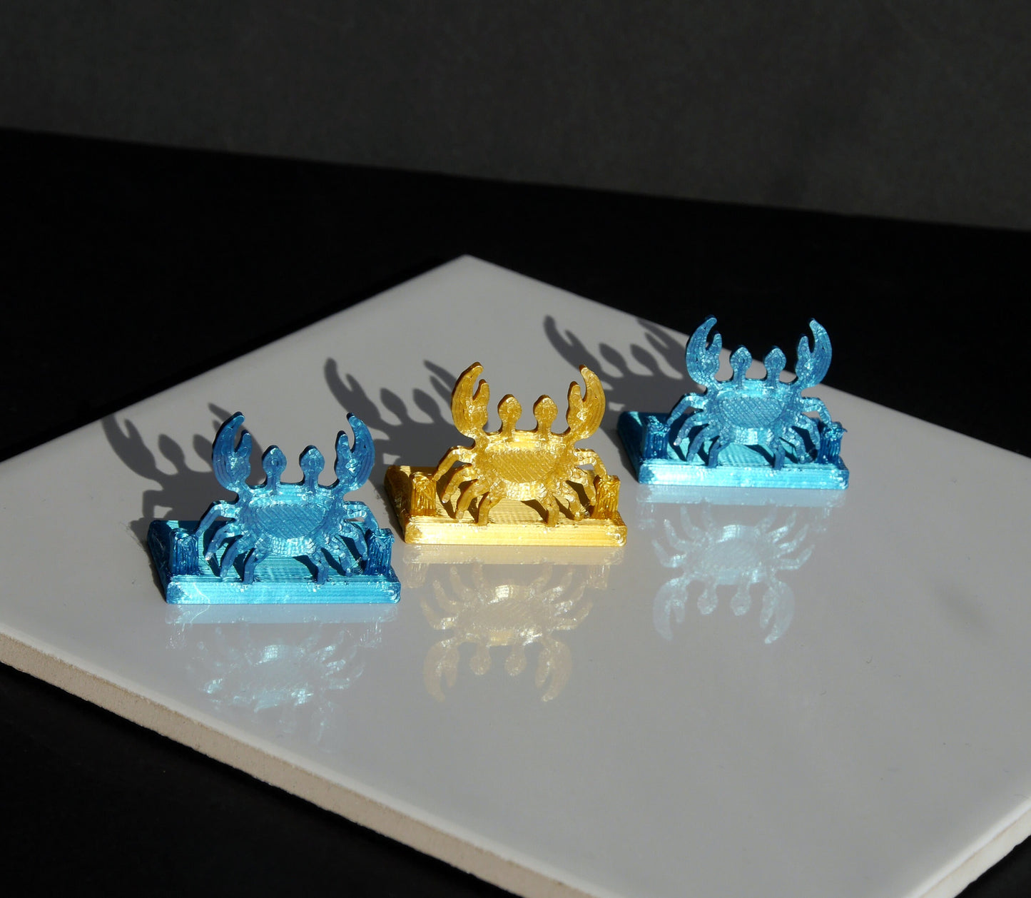 Beach Themed Crustacean Crab Shaped Name Display Card Stands