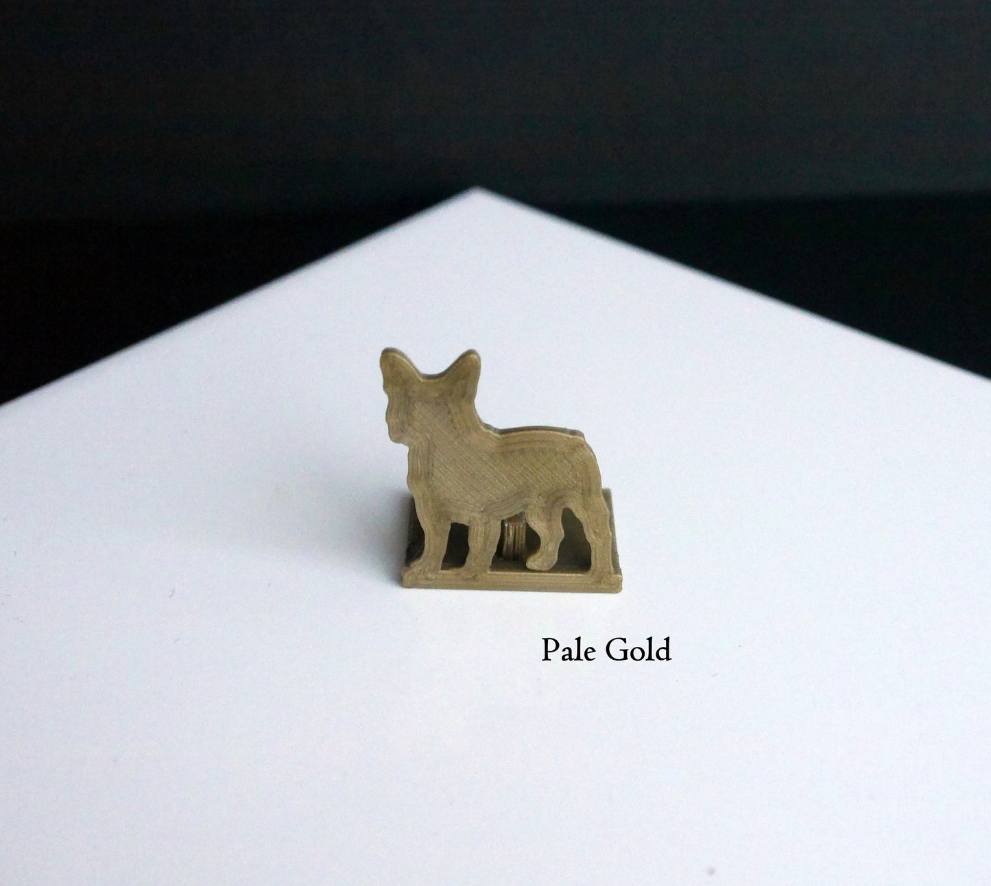 Frenchie French Bulldog Shaped Wedding Name Card Stands