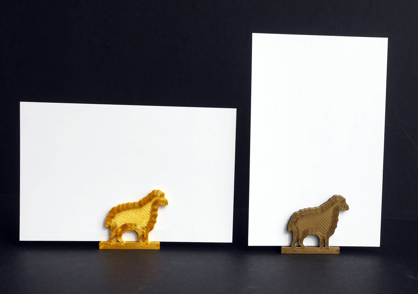 Farmyard Animal Shaped Themed Name Card Stands (Chicken, Goat, Sheep and Pigs)
