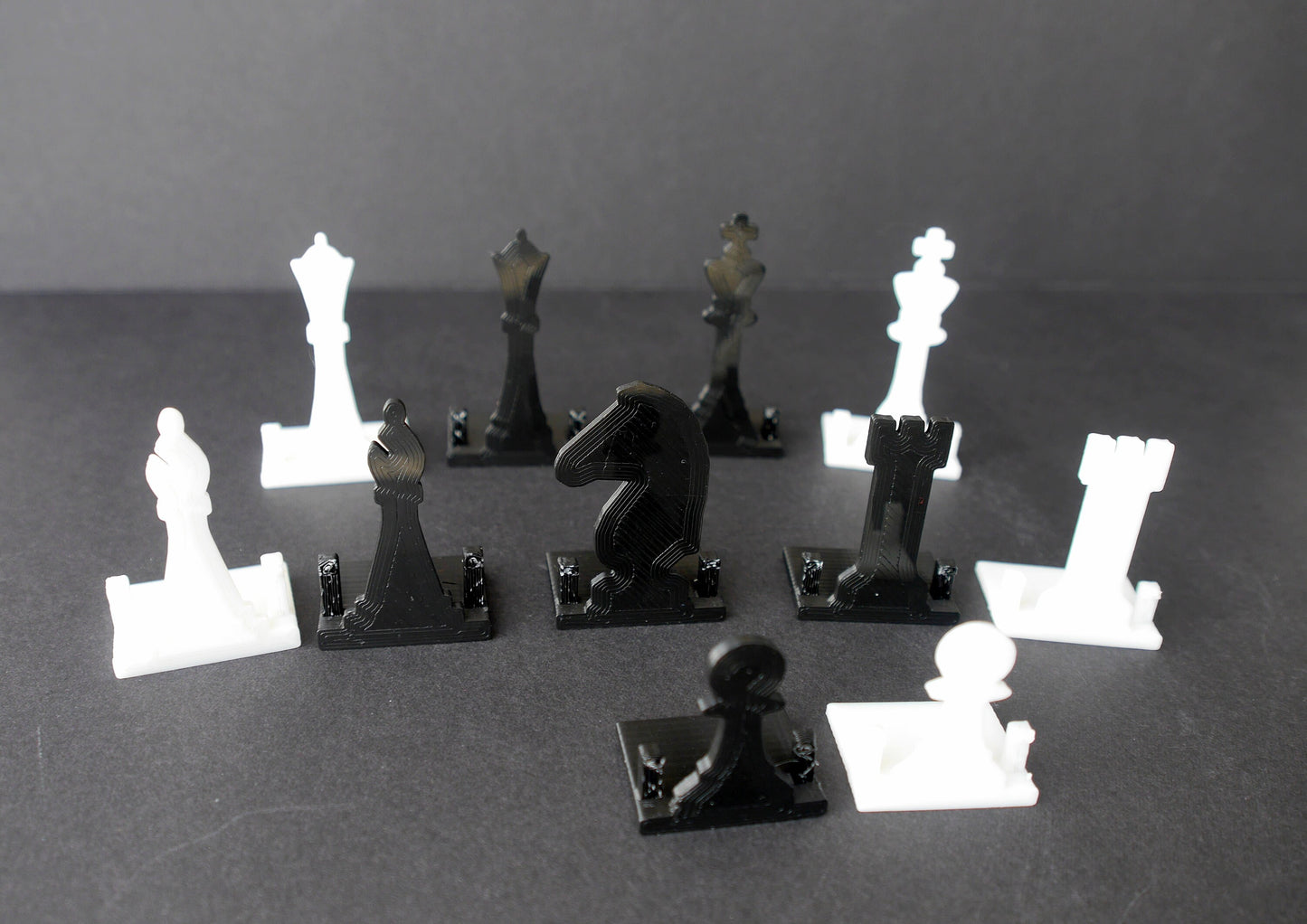 Chess Piece Shaped Wedding Name Holders