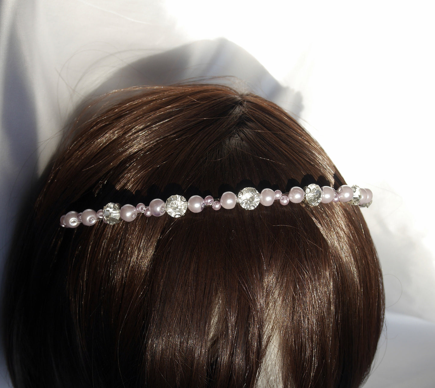 Thin Purple Bridesmaid Prom Wedding Tiara Hair Accessory