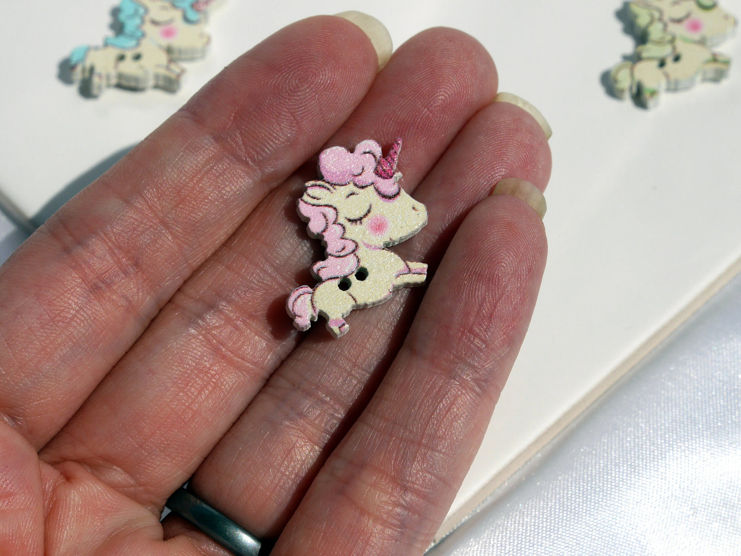 Unicorn Shaped Mini Fridge Magnets (Set of 5 Magnets)