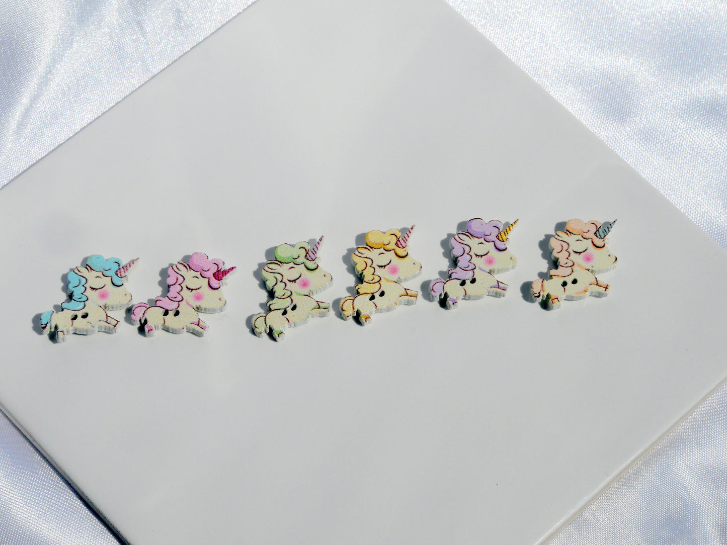 Unicorn Shaped Mini Fridge Magnets (Set of 5 Magnets)
