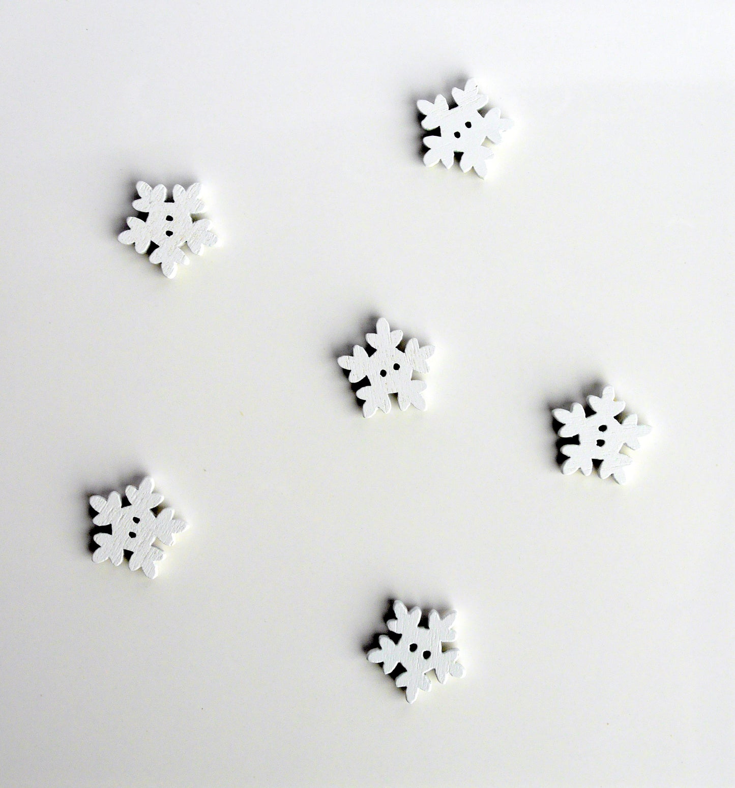 Snowflake Shaped Fridge Magnets, Winter Home Decorations, Snowflake Magnetic Decorations, Snowflake Magnets, Set of 5 Fun Snowflake Magnets
