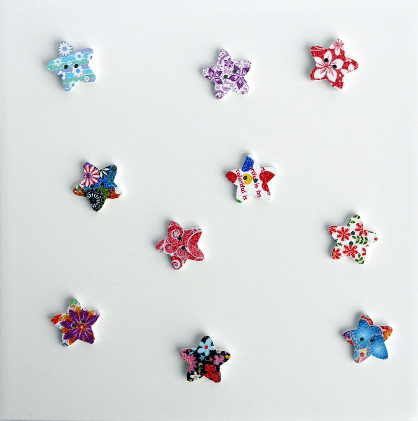 Star Shaped Fridge Magnets, Celestial Star Home Decorations, Star Magnetic Decorations, Star Celestial Magnets, Set of 5 Fun Star Magnets