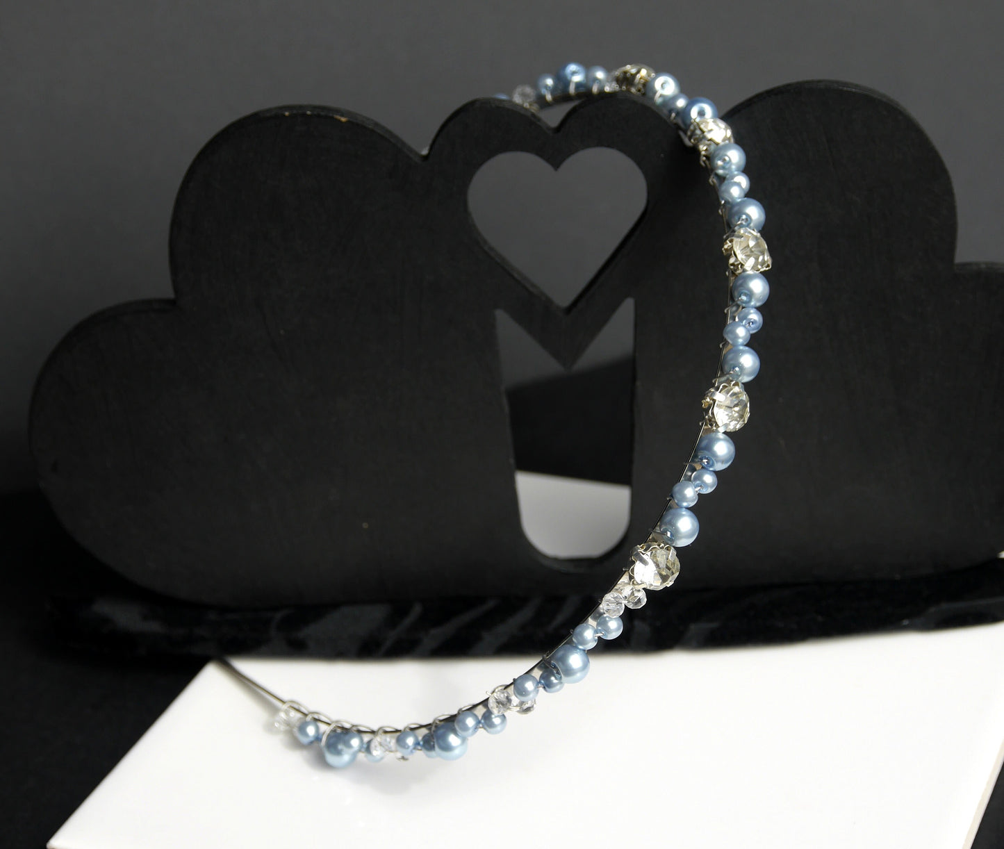 Thin Light Blue Prom Wedding Bridesmaid Hair Accessory