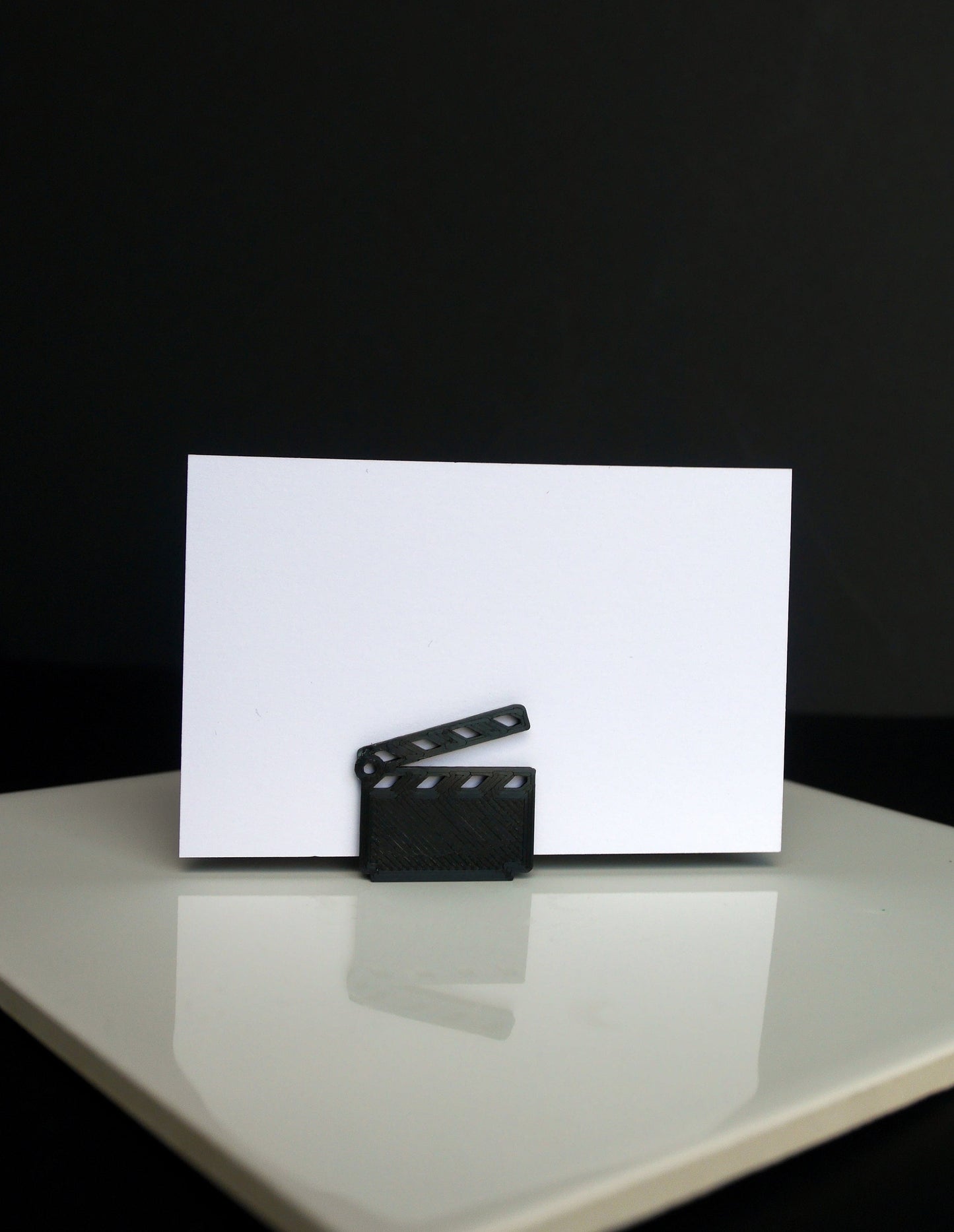 Hollywood Theme Director's Clapperboard Shape Place Card Holders