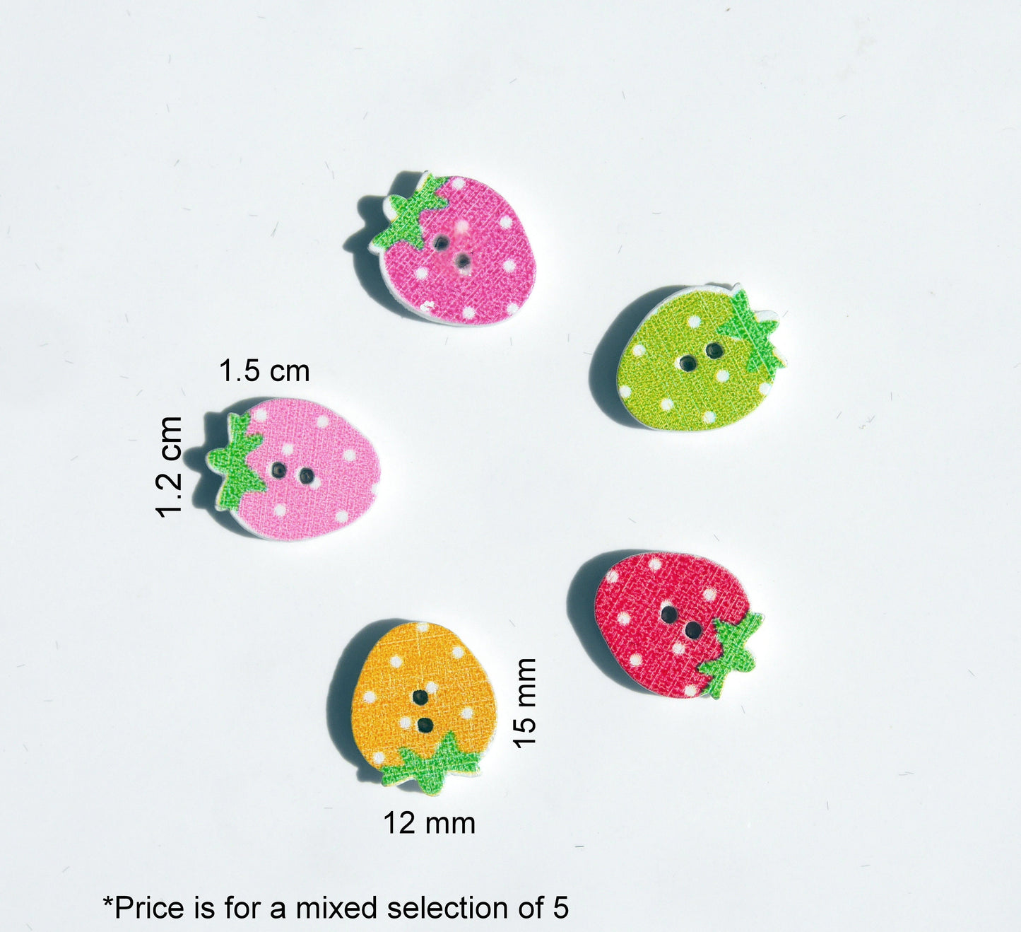 Strawberry Shaped Fridge Magnets, Colourful Strawberry Magnetic Decorations, Strawberry Decorative Magnets, Five Fun Teacher Magnets