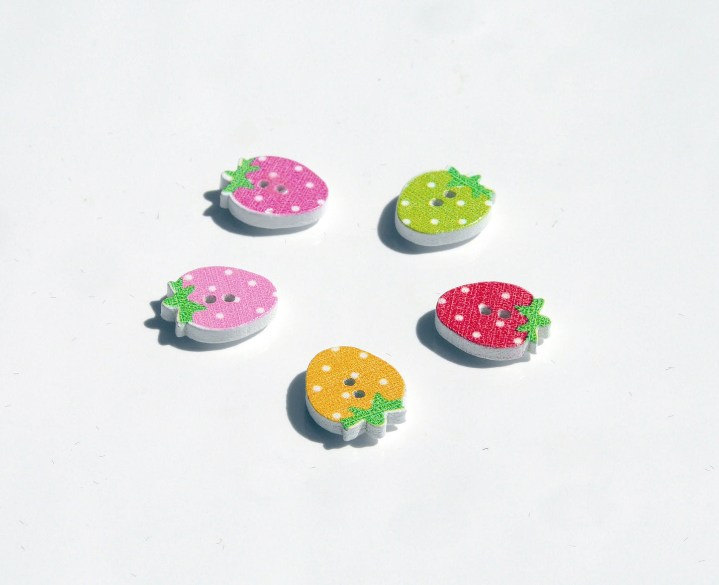 Strawberry Shaped Fridge Magnets, Colourful Strawberry Magnetic Decorations, Strawberry Decorative Magnets, Five Fun Teacher Magnets