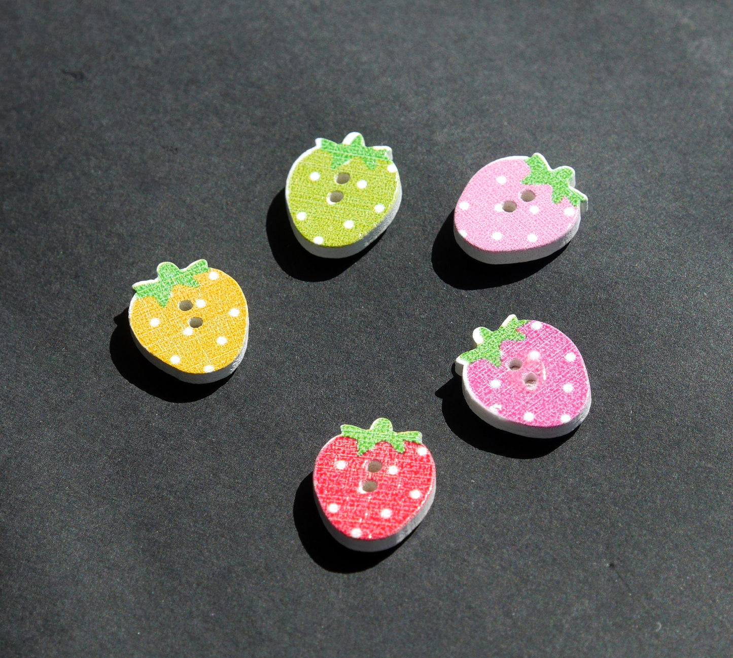 Strawberry Shaped Fridge Magnets, Colourful Strawberry Magnetic Decorations, Strawberry Decorative Magnets, Five Fun Teacher Magnets