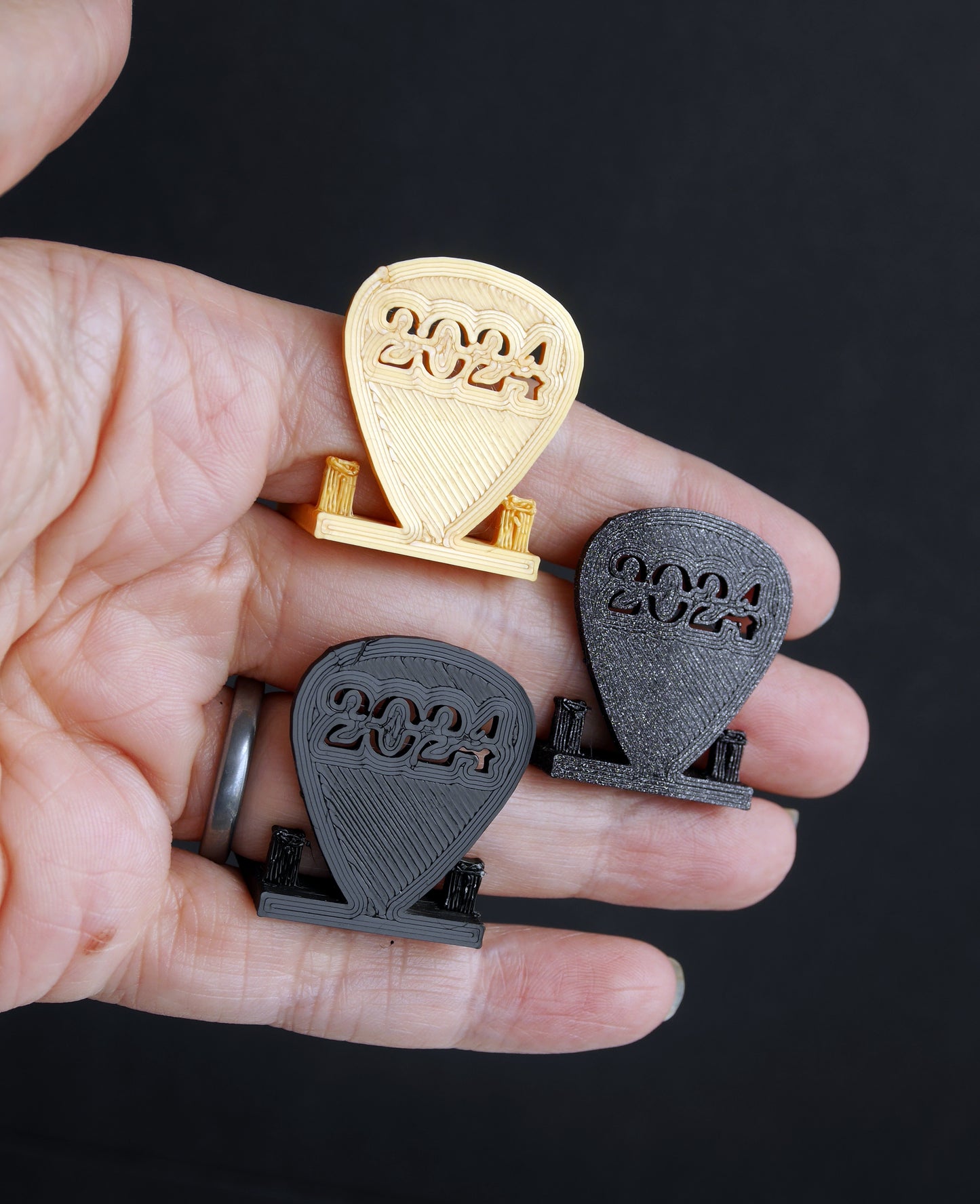 Guitar Pick Plectrum Shape Place Card Holders