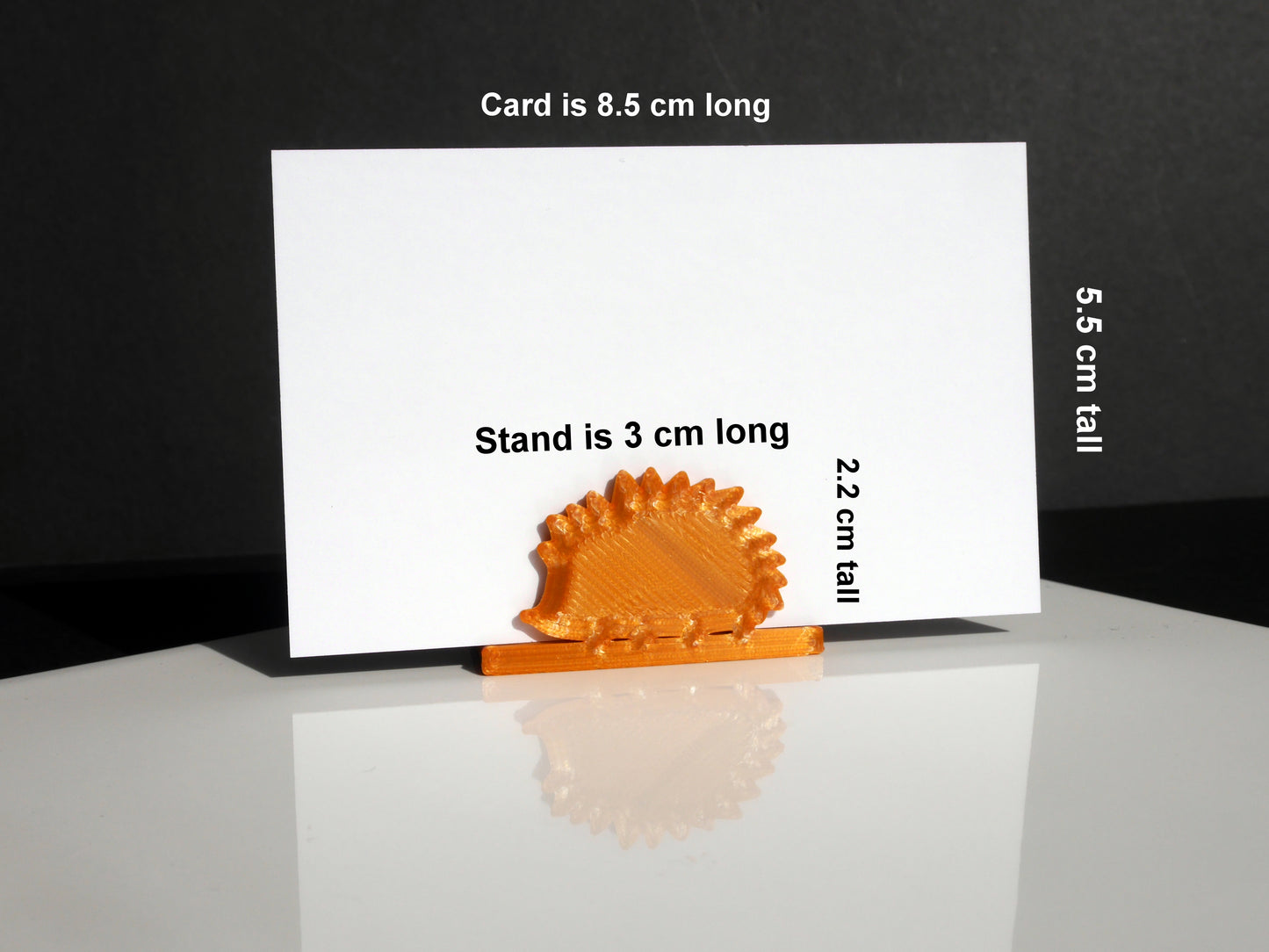 Hedgehog Shape Wedding Name Stands