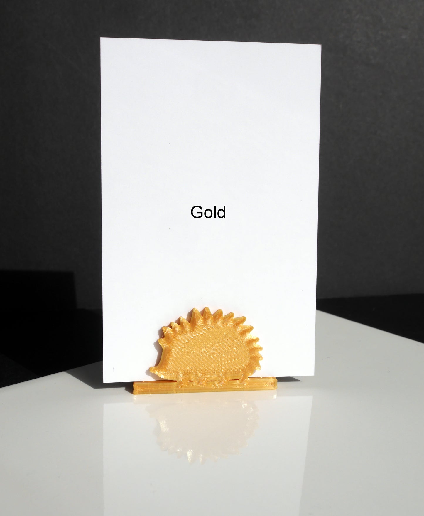 Hedgehog Shape Wedding Name Stands
