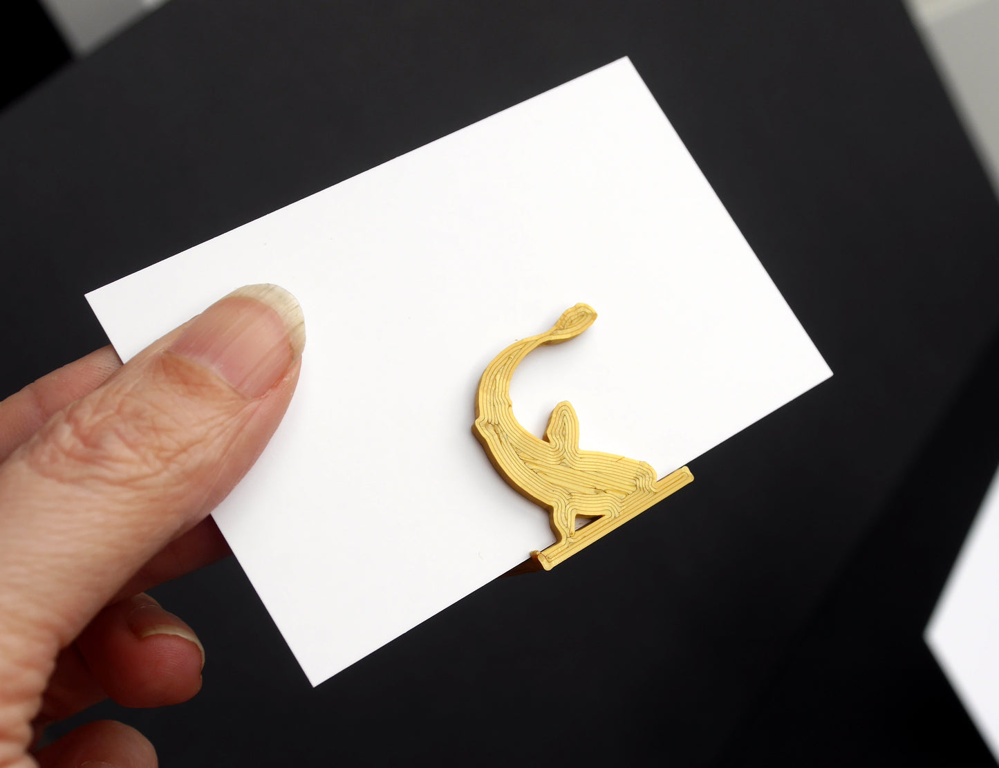 Koi Fish Shape Name Card Stands