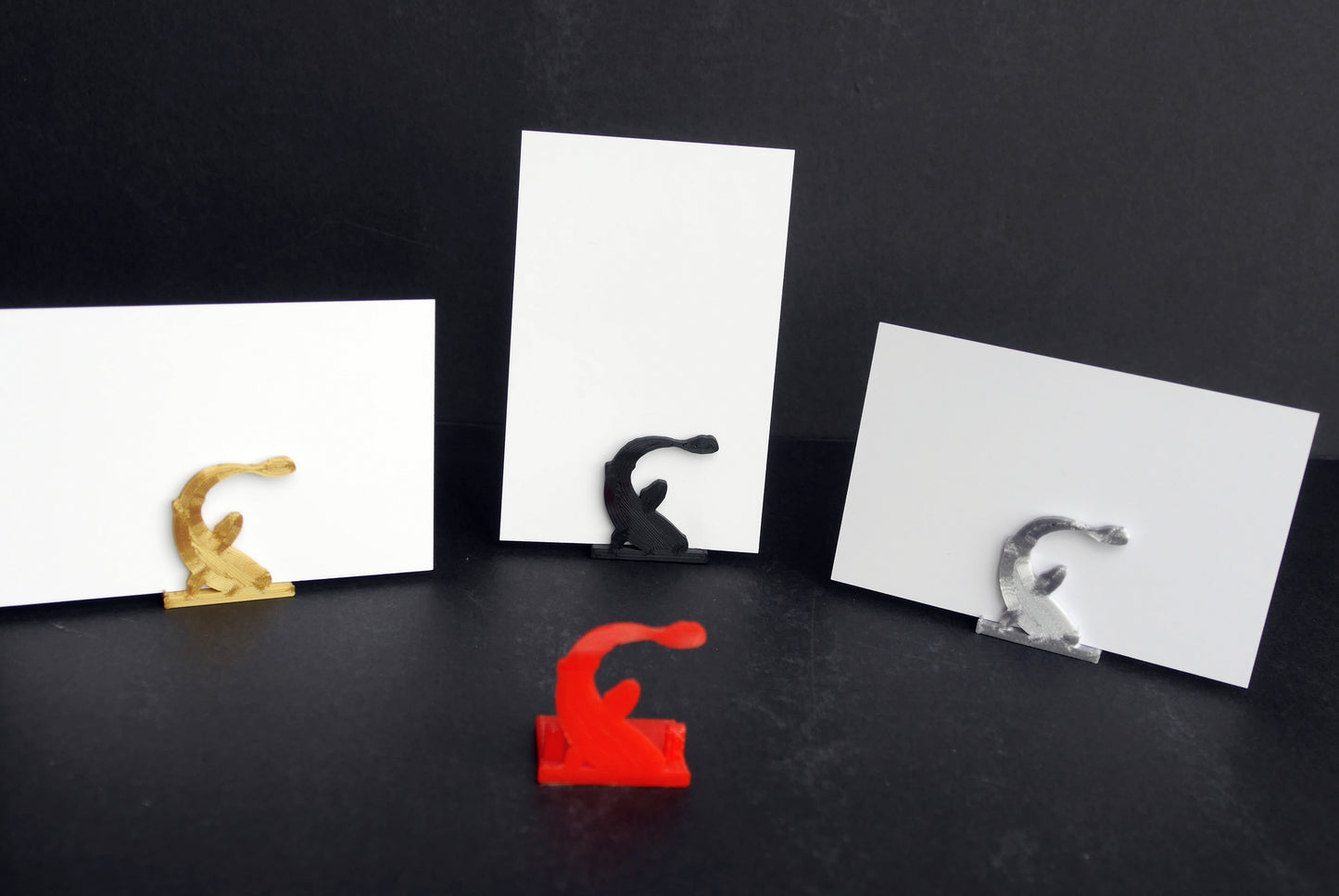 Koi Fish Shape Name Card Stands