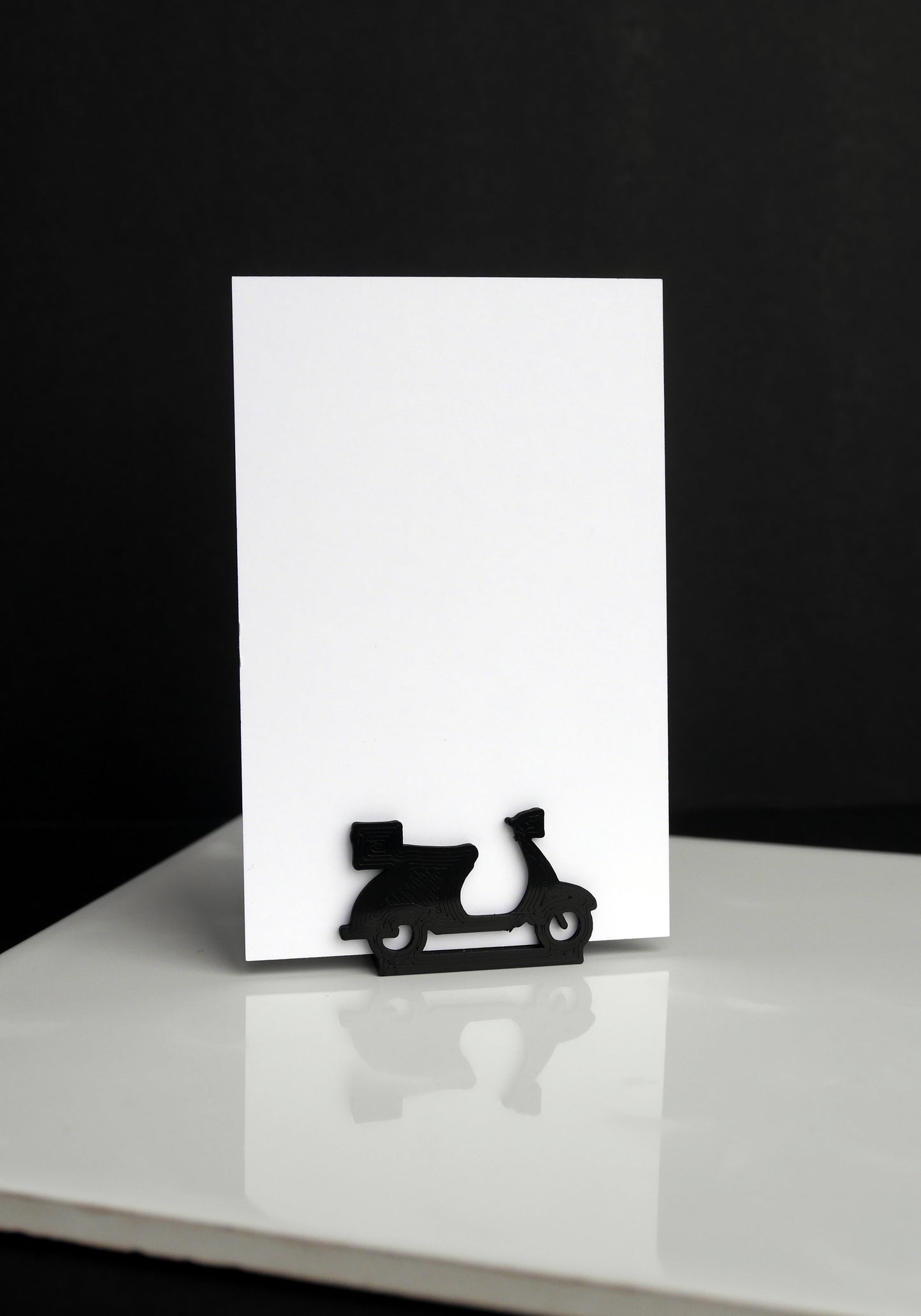 Scooter Shape Place Card Holders