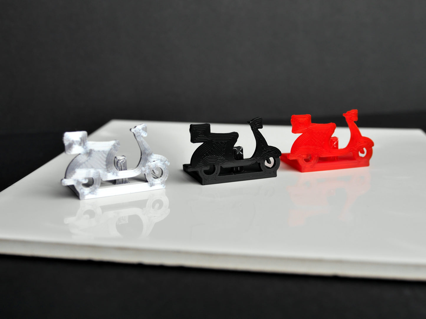 Scooter Shape Place Card Holders