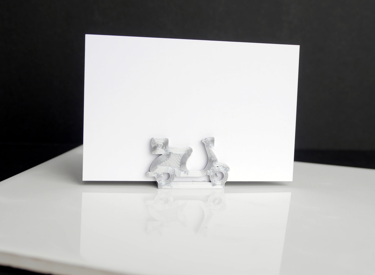 Scooter Shape Place Card Holders