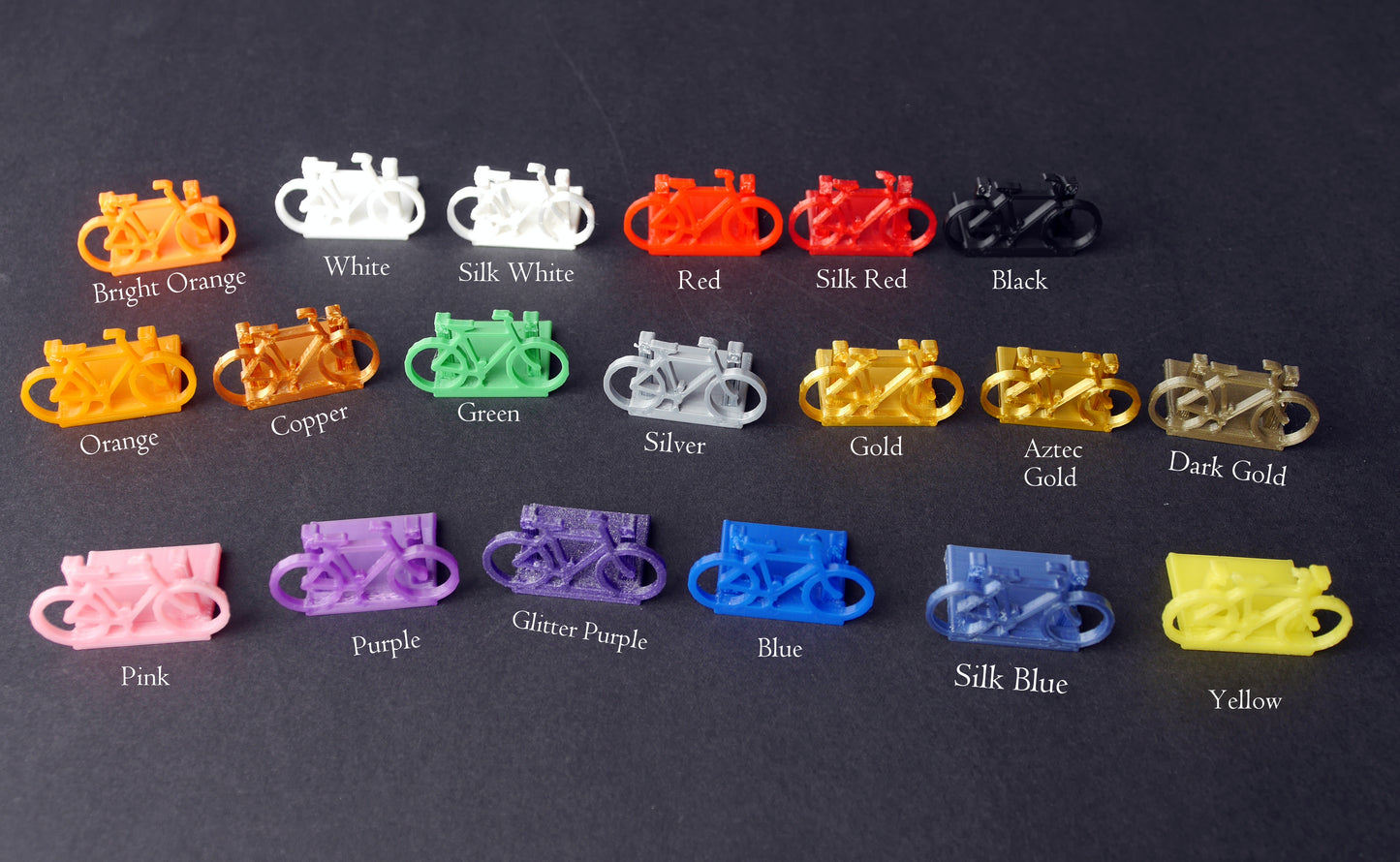 Bicycle Shaped Place Card Holders