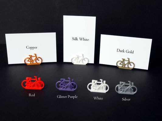 Bicycle Shaped Place Card Holders