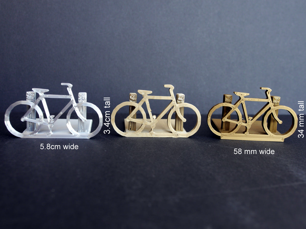 Large Bicycle Shaped Place Card Holders