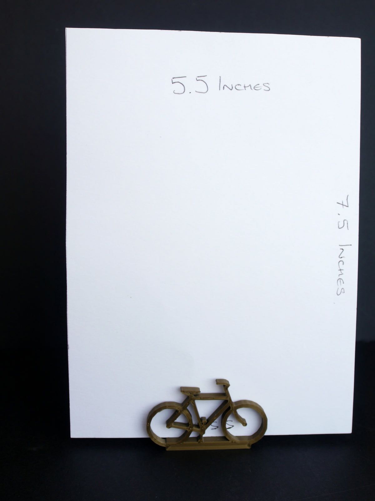 Large Bicycle Shaped Place Card Holders