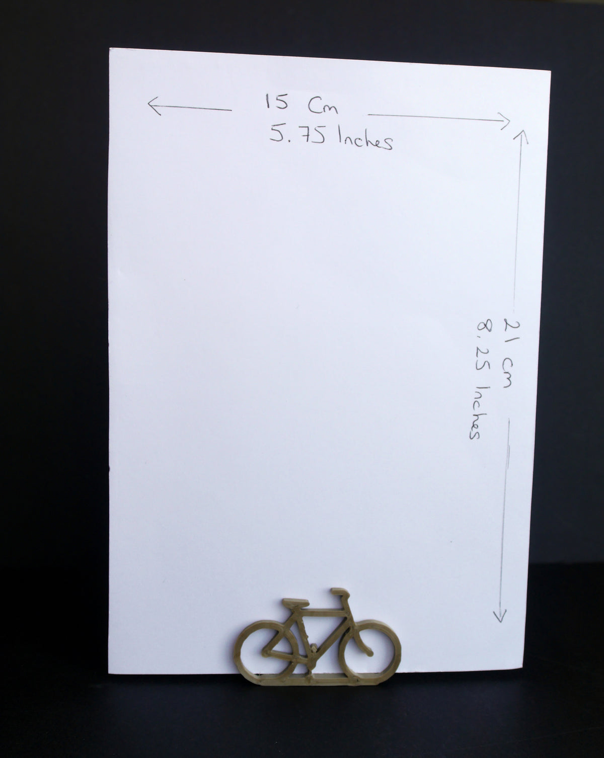 Large Bicycle Shaped Place Card Holders