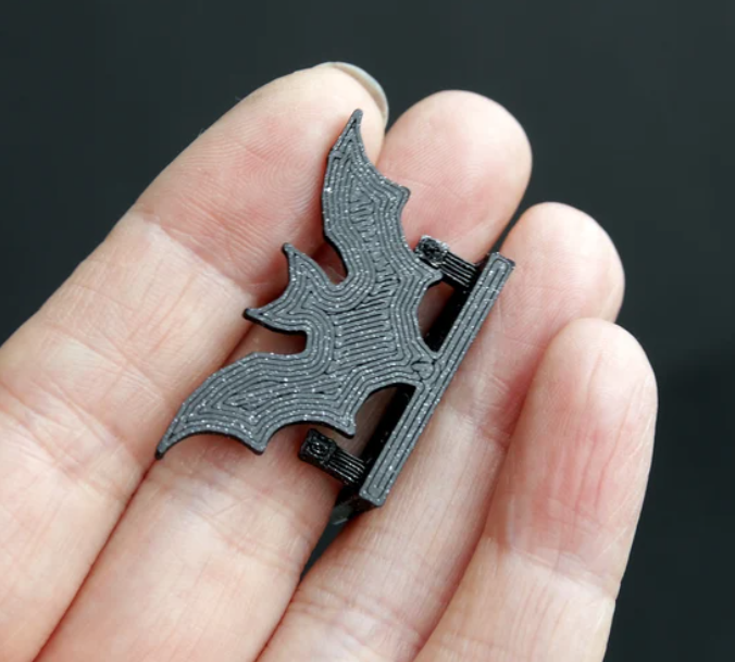 Gothic Black Bat Shaped Wedding Party Name Card Holders