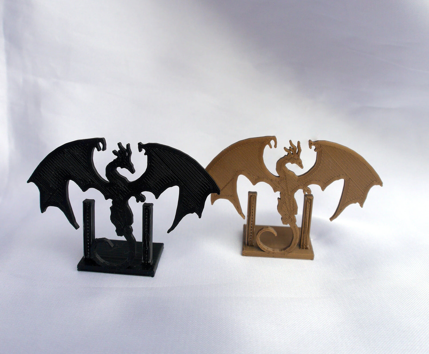 Mythical Gothic Dragon Wyvern Shaped Place Card Holders