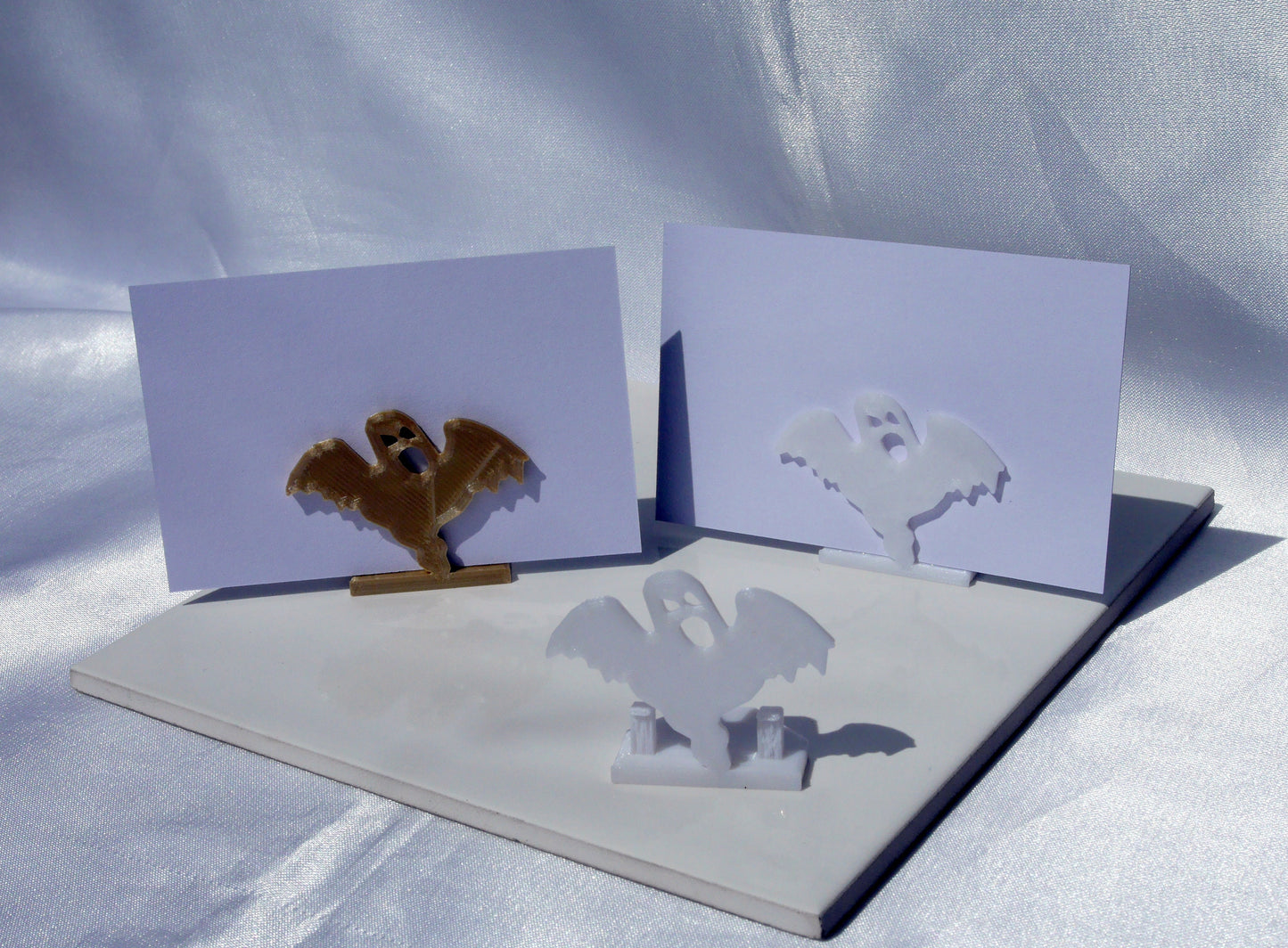 Gothic Ghost Shaped Wedding Party Name Card Holders
