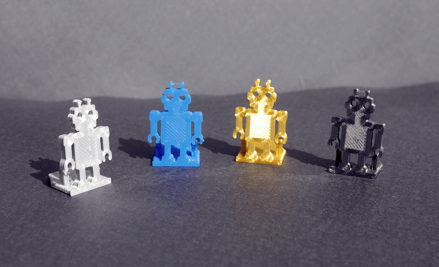 Robot Shaped Name Place Holder