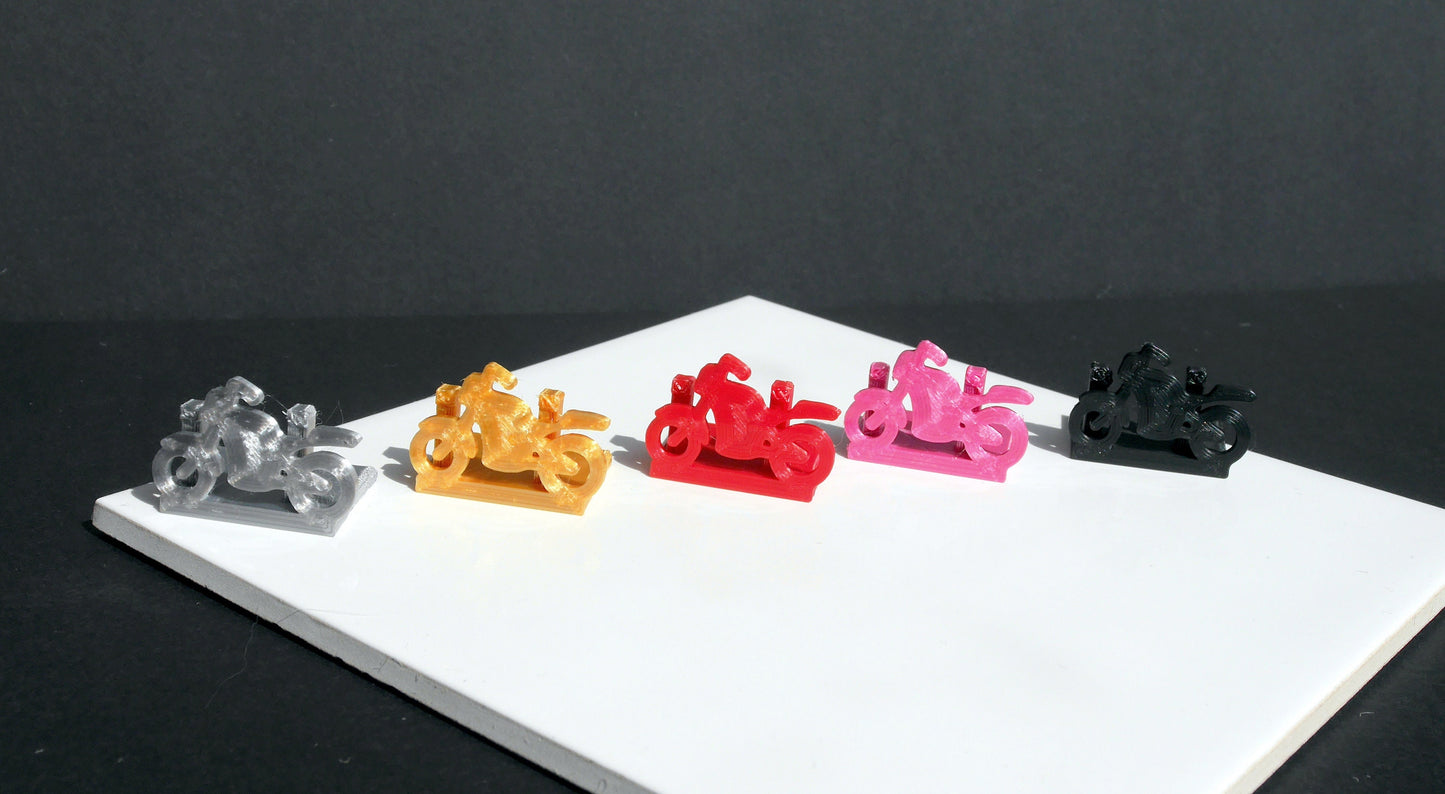 Motor Bike Shape Wedding Name Stands