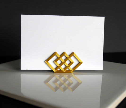 Gatsby Theme Geometric Square Shaped Wedding Name Stands
